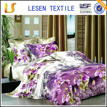 100% polyester twill peach skin fabric for quilt cover