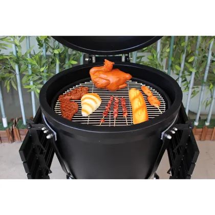 22" Steel Kamado Egg BBQ Grill