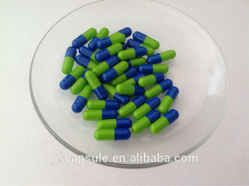 pullulan blue-green empty hard capsule 0