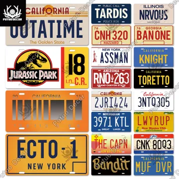 Putuo Decor Movie Metal Sign Tin Sign Licenses Plate Decor Plaque Metal Vintage Man Cave Bar Pub Club Home Wall Decoration
