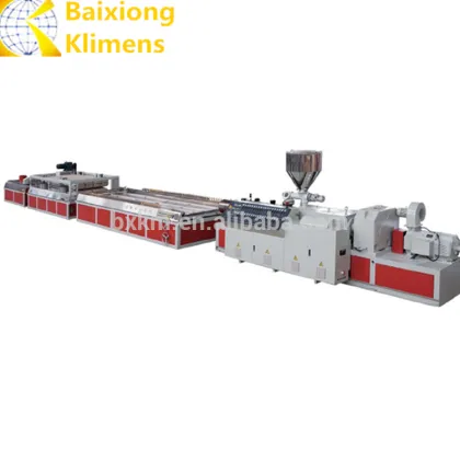 plastic profiles extrusion line machine for pvc windows and doors making