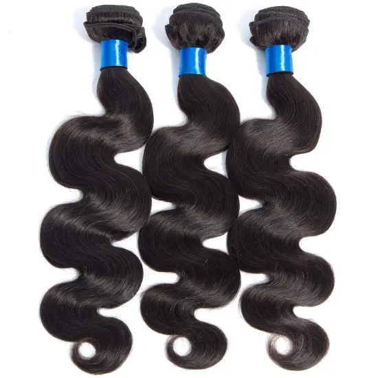 Top selling Healthy bouncy texture for black woman virgin brazilian Toupee bundles Body wave hair bundles Virgin hair bundles