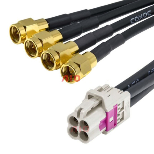 Auto Female Mini Fakra to Male SMA Cable