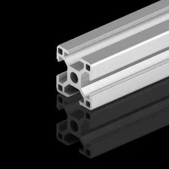 Custom 3030 Silver T Slot Aluminium Extrusion Profile for Industrial Applications