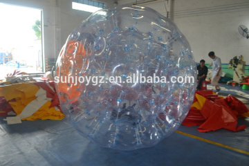 custom size factory price inflatable roller ,zorb bll with PVC & TPU