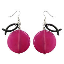 Natural Gemstone Agate Earring