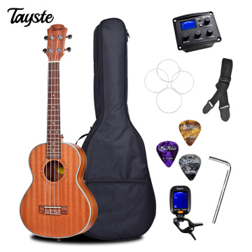 Tayste bốn chuỗi nylon đặt Sapele Tenor Ukulele