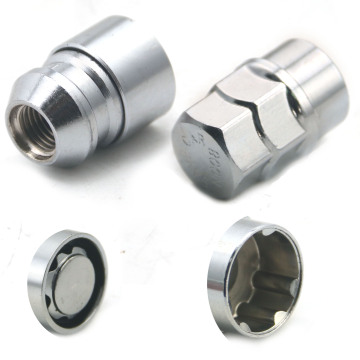 Reassuring AUSO 617 M12x1.5 Alloy Steel Chrome Lock Lug Wheel Nuts (4 Pcs)