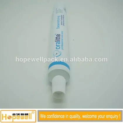 7.8 Ounce Total Fresh Mint Stripe Gel White Toothpaste Packaging Tube