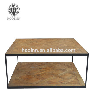 Vintage Industrial Iron Frame Woodern Coffee Table SG502