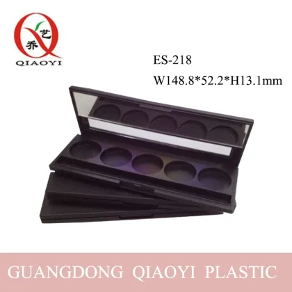 FIVE colors eye shadow case cosmetics case