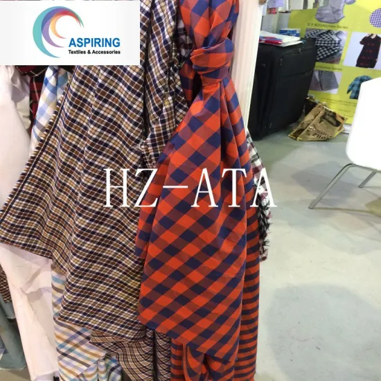 100% Cotton Yarn Dyed Fabric for Clothing