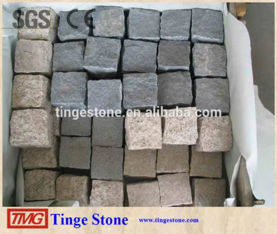 Granite paving stone cube shape designs for outdoor