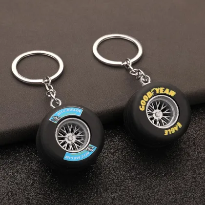 HKS Car Keychain - Auto Car Part for Keyring