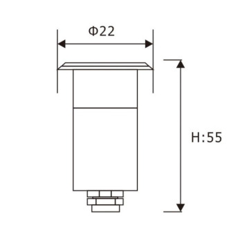 LEDER Low Power RGB 0.5W LED Bodeneinbauleuchte