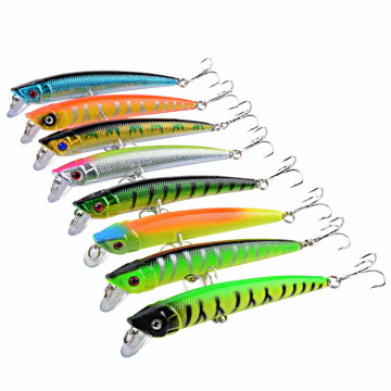 Luya Bait 8-Color Mino Plastic Hard Bait - 9.5cm/7.3g Fishing Lure Wholesale