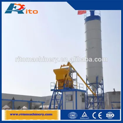 hzs75 concrete admixture mixing plant