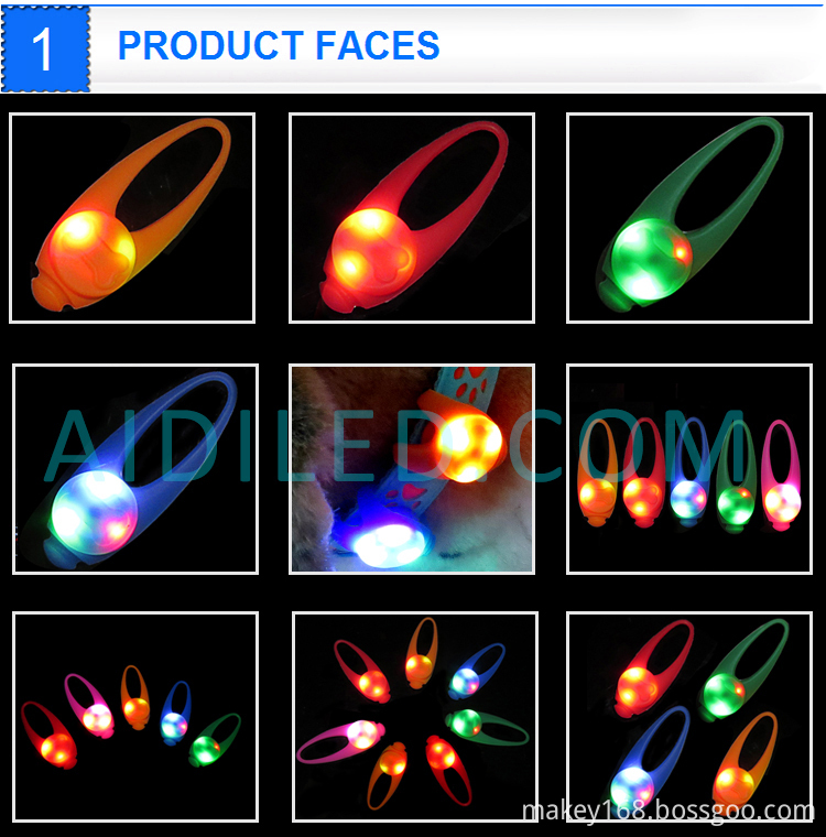 Led Dog Collar Flashlight Lamp Accessories