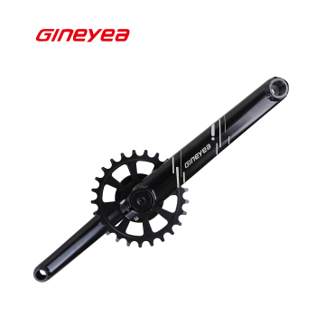24T BMX Crankset 165mm 170mm Steel Crank Arms CrMo Hollow Spindle Aluminum Chainring for Freestyle Bike MB22S