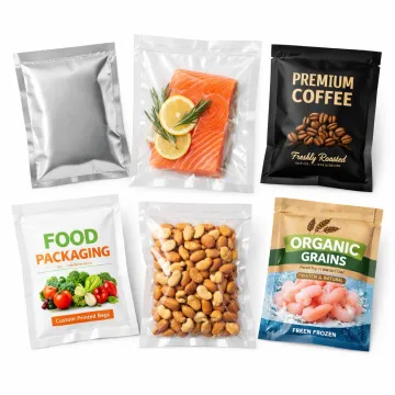 Three Side Seal Vacuum Packaging Bag