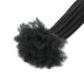 1B-Farbe, synthetisches Dreadlock-Flechthaar mit losem Ende
