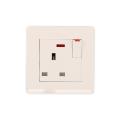 13A Wall Switch Power Socket With Neon