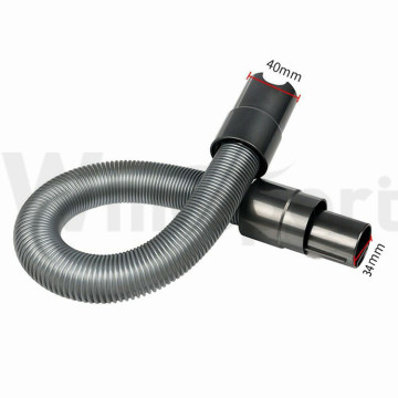 Flexibler Ersatzschlauch: dehnbar von 37,5 cm bis 130 cm, mit Außendurchmessern von 34 mm und 40 mm