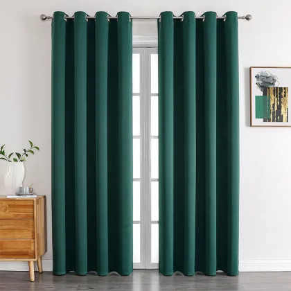 Hot Selling 100% Polyester Fabric Blackout Curtains for Home & Hotels
