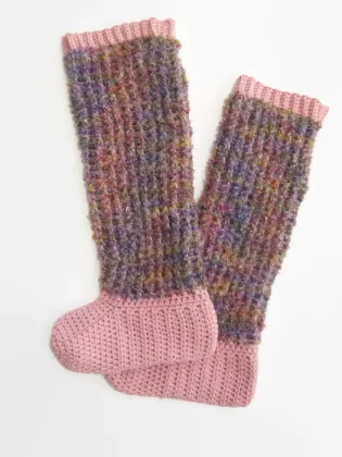 Knee High Sock Crochet Pattern  Over the knee Socks
