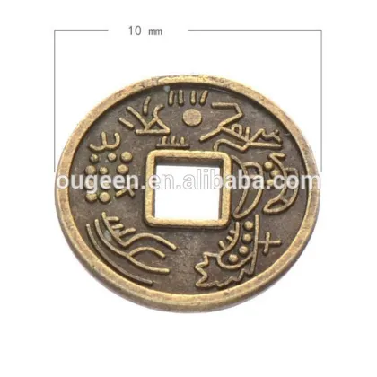 silver vintage coin pendant