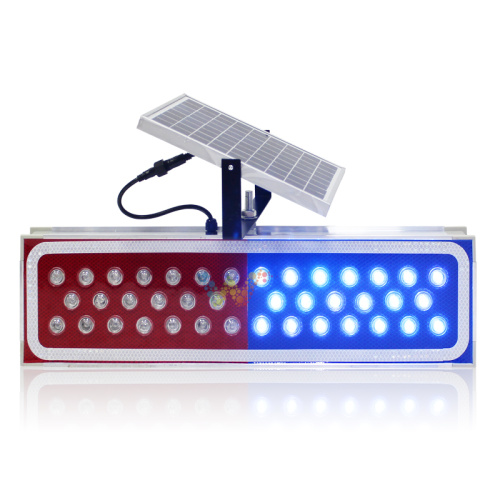 solar powered led traffic flashing strobe light