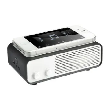 Exclusive design induction speaker retro player for cellphone