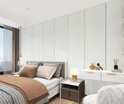 100% Natural Cotton Textile Wallpaper - Seamless Soil Color Style Wall Cloth