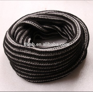 Wholesale winter warm stripe knited cashmere snood