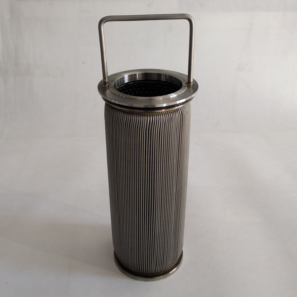 Stainless Steel Sintered Felt Basket Type Oil Filter