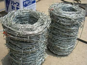 Security Materials Electro Galvanized Iron Barbed Wire Fence (anjia-539)