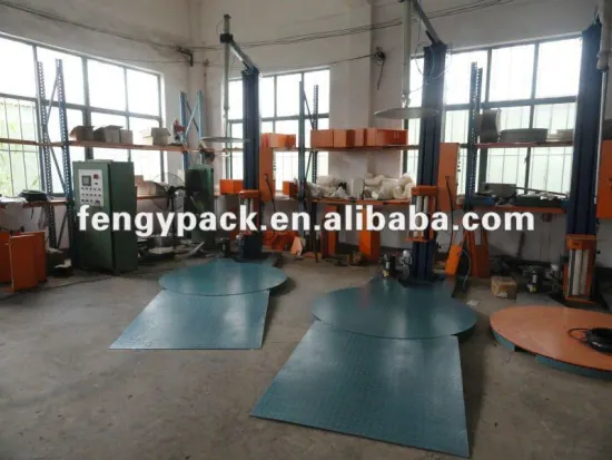 H21-C Pallet stretch wrapper with top pressure plate