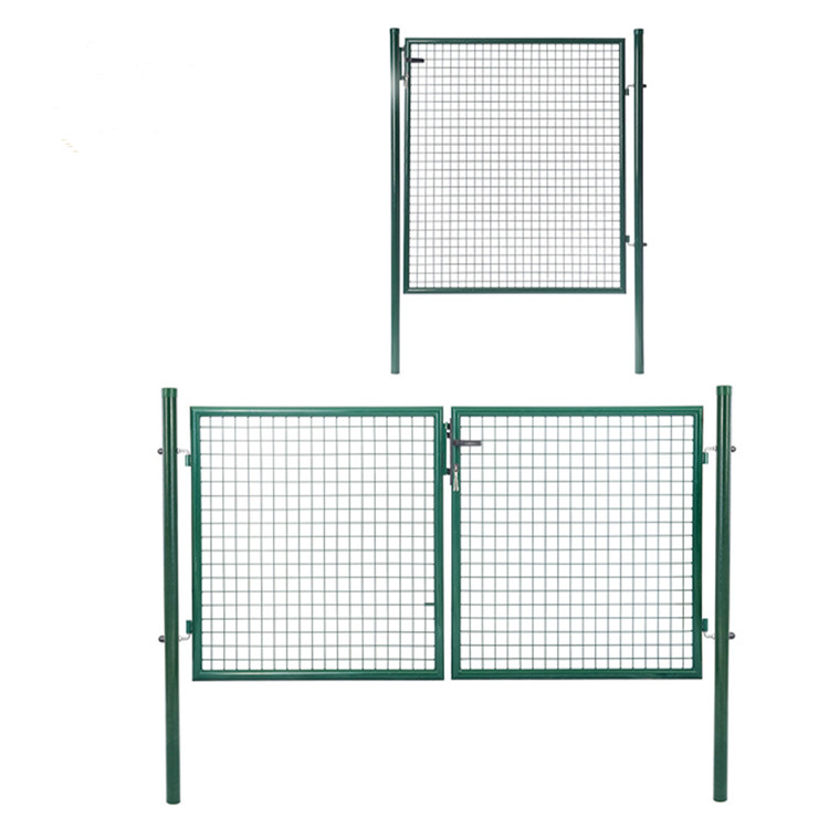 welded wire mesh euro yard metal fence gate