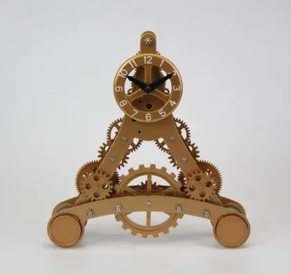 Mini Eiffel Tower Gear Desk Clock