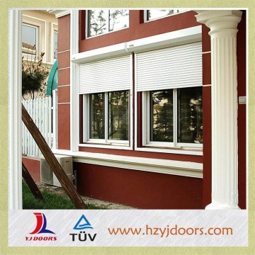 aluminum alloy bullet proof energy saving roller shutter window for bedroom