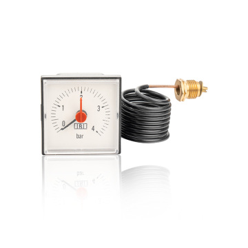 Stainless Steel Pressure Gauge Square Manometer