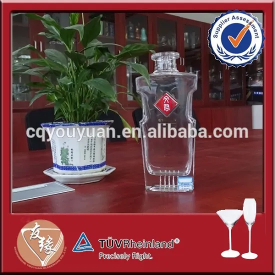 Gorgeous 50cl spirit glass bottle for sale