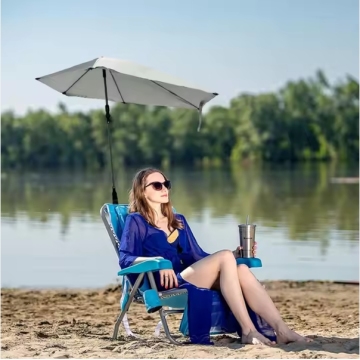 High quality uv protection sliver coating sunshade golf adjustable clamp umbrella beach chair outdoor stroller umbrella