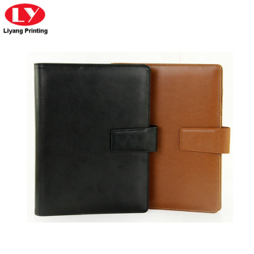 Business wordpad notebook with closure button