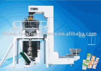 Full automatic packaging machine combined with computer combination weigher
