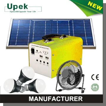 Small solar home lighting system home solar panel system