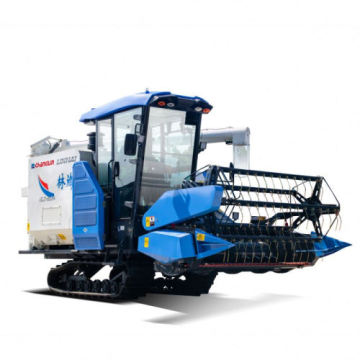 New Arrival Gasoline Diesel Engine 4 Rows Changchai Grain Combine Harvester