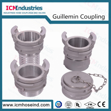 Aluminum Guillemin Coupling with latch / lock