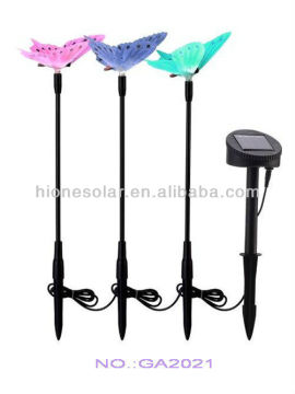 Fibroptic Butterfly Solar Power Light Stake Classic Style