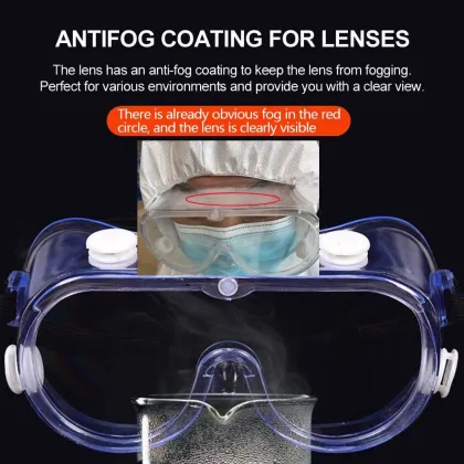 Splash Safety Protective Wraparound Eye Glasses